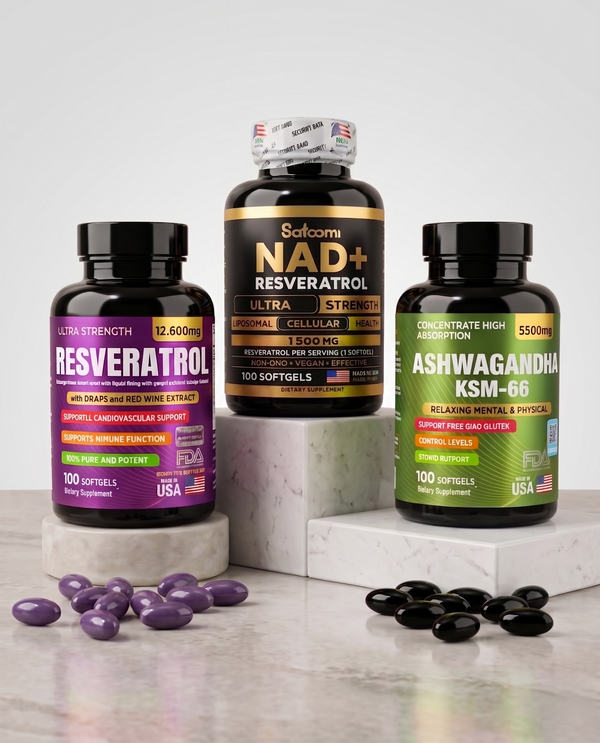 COMBO Nad + Ashwagandha + Resveratrol